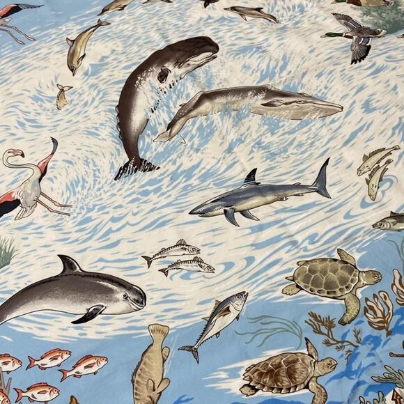 HERMES Carre 90 - Light Blue Multi Scarf 250-072225 - Picture 3 of 5